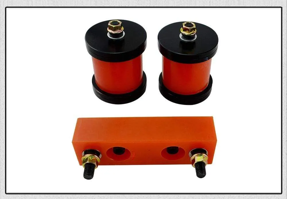 PQY - Polyurethane Engine Transmission Mounts For 89-00 NISSAN S13 S14 180SX 200SX 240SX SR20 KA24