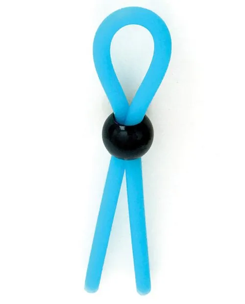 Rascal Brawn Silicone Single Leash Glow Blue