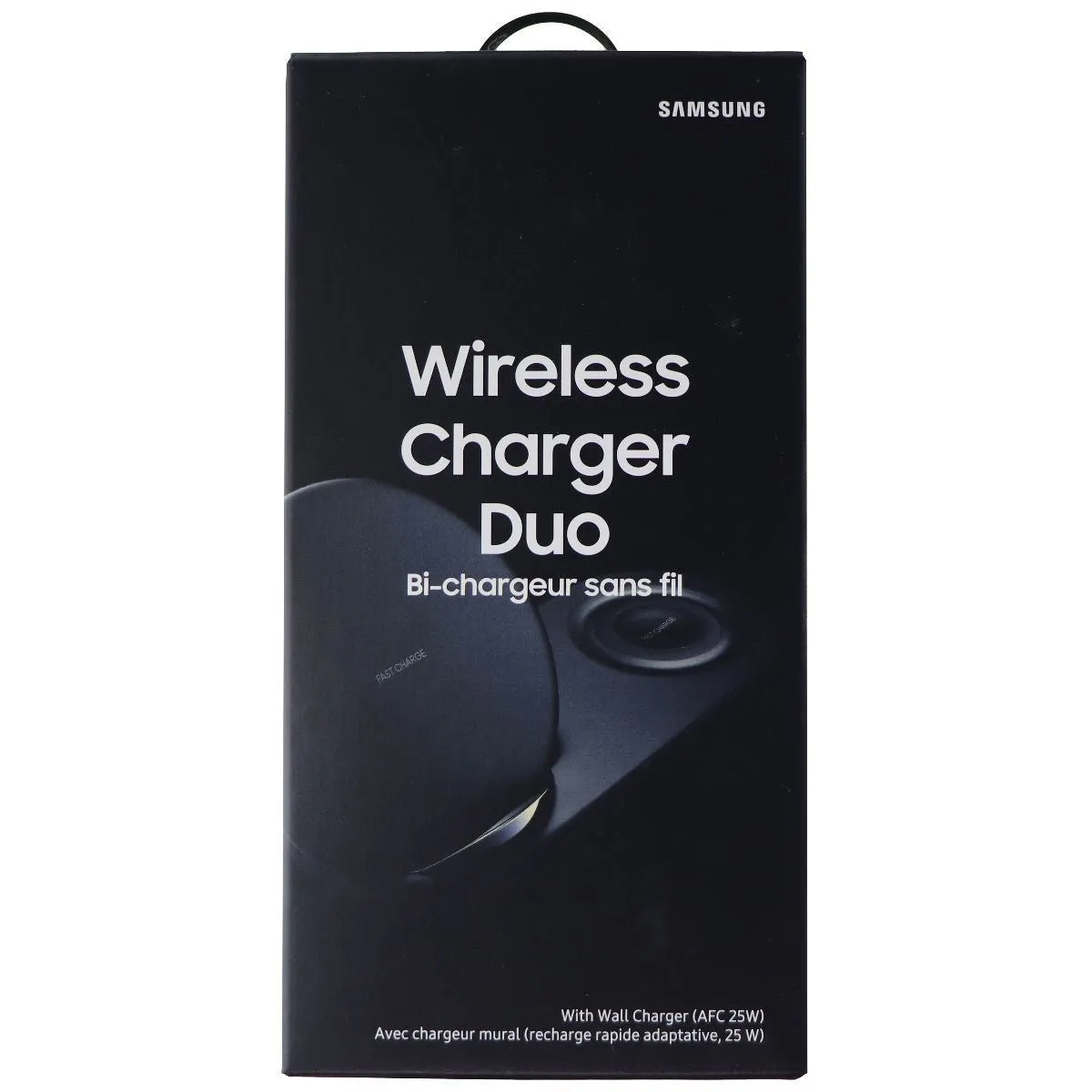 Samsung Wireless Charger DUO Fast Charge Stand & Pad for Qi Devices - Black