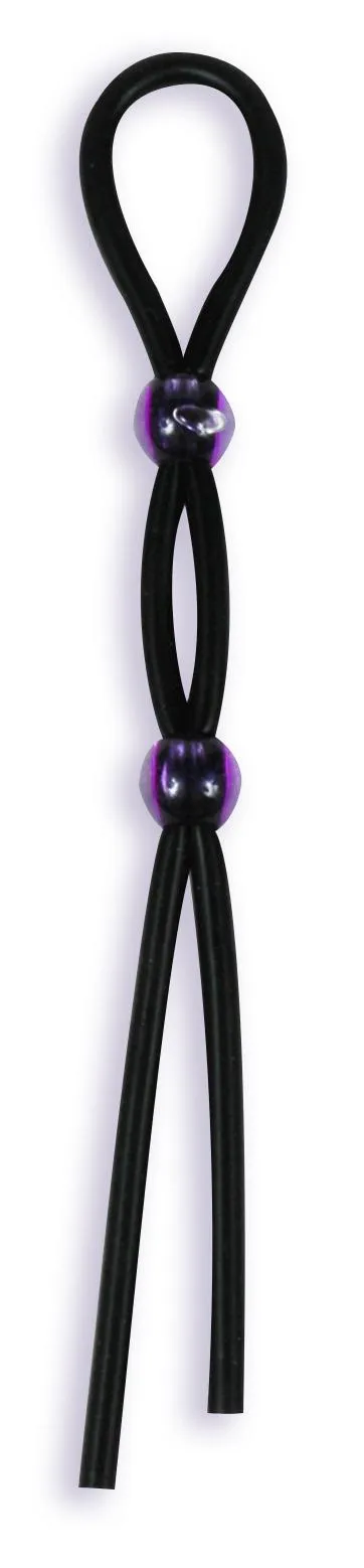 Silicone Cock Ties Black