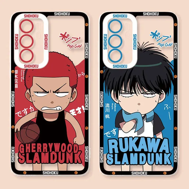 Slam Dunk Anime Case for Samsung Galaxy S23 S22 Ultra S21 S20 FE S10 Plus Note 20 10 9 A32 A52S A52 A72 Soft Silicone Back Cover