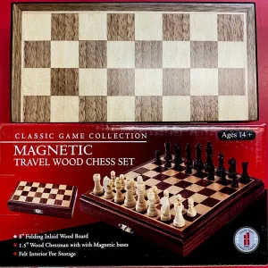 Travel Wooden Magnetic Chess Set