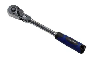 US PRO Tools 1/4" DR Flexible Head Ratchet Socket Wrench 5165