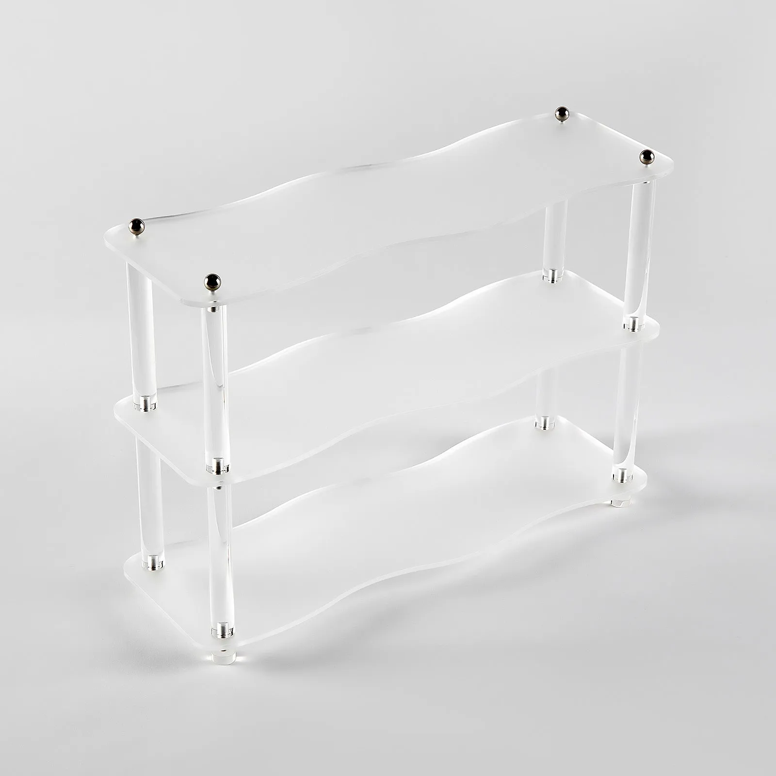 VENTRAY HOME Acrylic 3-Tier Tabletop Shelf - Frosted