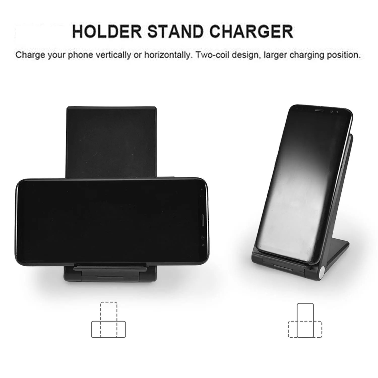 Wireless Charging Stand - Foldable, 10W