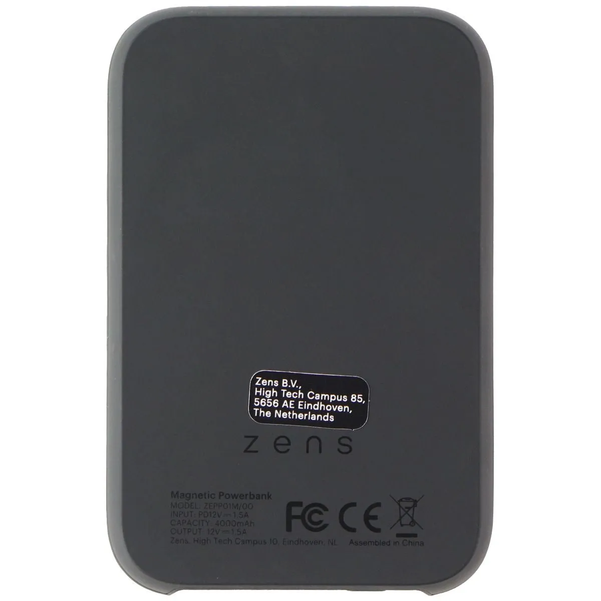 Zens Essential 4,000mAh USB Power Bank with MagSafe - Black